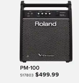 Long & McQuade ROLAND PM-100 V-DRUMS ACOUSTIC DESIGN 7 SERIES offer