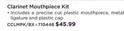Long & McQuade CARLTON CLARINET MOUTHPIECE KIT offer