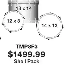 Long & McQuade YAMAHA TOUR CUSTOM-MAPLE SHELL PACK offer
