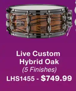 Long & McQuade LIVE CUSTOM HYBRID OAK offer