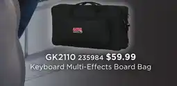 Long & McQuade GATORCASES KEYBOARD MULTI-EFFECTS BOARD BAG offer