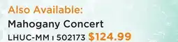 Long & McQuade MAHOGANY CONCERT offer