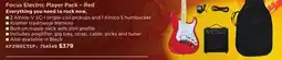 Long & McQuade KRAMER FOCUS ELECTRIC PLAYER PACK – RED offer