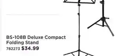 Long & McQuade BS-108B DELUXE COMPACT FOLDING STAND offer