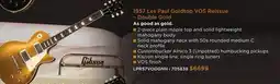 Long & McQuade GIBSON 1957 LES PAUL GOLDTOP VOS REISSUE-DOUBLE GOLD offer