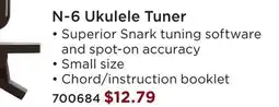 Long & McQuade SNARK N-6 Ukulele Tuner offer