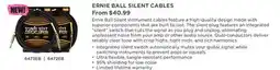 Long & McQuade ERNIE BALL SILENT CABLES offer