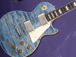 Long & McQuade GIBSON USA LES PAUL STANDARD 50S FIGURED TOP – OCEAN BLUE offer
