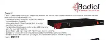 Long & McQuade RADIAL ENGINEERING POWER - 2 offer