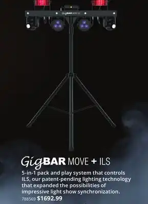 Long & McQuade GIGBAR MOVE + ILS offer