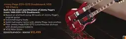 Long & McQuade JIMMY PAGE EDS-1275 DOUBLENECK VOS – '69 CHERRY offer