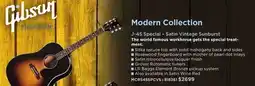 Long & McQuade J-45 SPECIAL – SATIN VINTAGE SUNBURST GIBSON offer