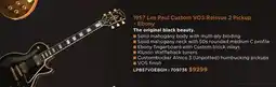 Long & McQuade GIBSON CUSTOM 1957 LES PAUL CUSTOM VOS REISSUE 2 PICKUP – EBONY offer