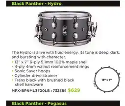 Long & McQuade MAPEX BLACK PANTHER-HYDRO offer