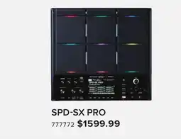 Long & McQuade ROLAND SPD-SX PRO V-DRUMS ACOUSTIC DESIGN 7 SERIES offer