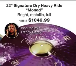 Long & McQuade 22 SIGNATURE DRY HEAVY RIDE MONAD offer
