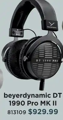 Long & McQuade BEYERDYNAMIC DT 1990 PRO MK II offer