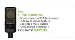 Long & McQuade LEWITT RAY 1 TRUE CONDENSER offer