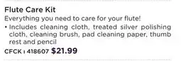 Long & McQuade FLUTE CARE KIT offer