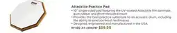 Long & McQuade EVANS DRUMHEADS ATTACKTILE PRACTICE PAD offer