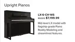 Long & McQuade ROLAND UPRIGHT PIANOS offer
