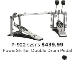 Long & McQuade POWERSHIFTER DOUBLE DRUM PEDAL offer