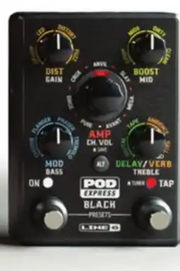 Long & McQuade LINE 6 POD EXPRESS BLACK offer