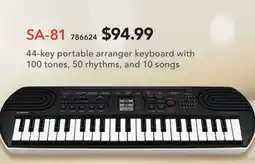 Long & McQuade SA-81 44-KEY PORTABLE ARRANGER KEYBOARD offer