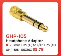 Long & McQuade HOSA GHP-105 HEADPHONE ADAPTOR offer