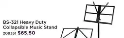 Long & McQuade YORKVILLE BS-321 HEAVY DUTY COLLAPSIBLE MUSIC STAND offer