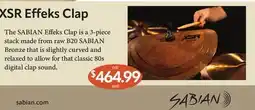 Long & McQuade SABIAN XSR EFFEKS CLAP offer