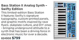Long & McQuade BASS STATION II ANALOG SYNTH-SWIFTY EDITION offer