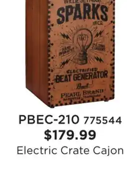 Long & McQuade PBEC - 210 ELECTRIC CRATE CAJON offer