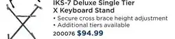 Long & McQuade OSMOSE IKS-7 Deluxe Single Tier X Keyboard Stand offer