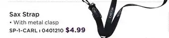 Long & McQuade CARLTON SAX STRAP offer