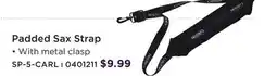 Long & McQuade CARLTON PADDED SAX STRAP offer