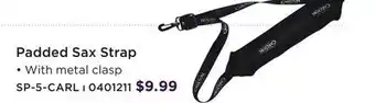 Long & McQuade CARLTON PADDED SAX STRAP offer