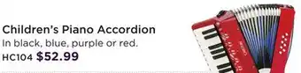 Long & McQuade CARLTON CHILDREN'S PIANO ACCORDION offer