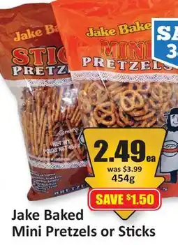 Starsky Jake Baked Mini Pretzels or Sticks offer