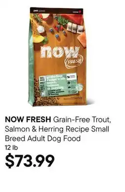 Petvalu Grain-Free Trout, Salmon & Herring Recipe Small Breed Adult Dog Food offer