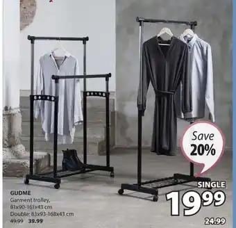 JYSK Gudme Garment trolley offer