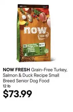 Petvalu Grain-Free Turkey, Salmon & Duck Recipe Small Breed Senior Dog Food offer
