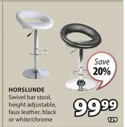 JYSK Horslunde Swivel bar stool offer