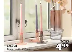 JYSK Baldur Taper candle offer