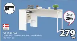 JYSK Function Plus Corner desk offer