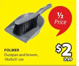 JYSK Folmer Dustpan and broom offer