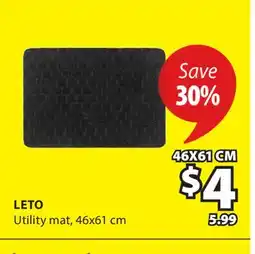JYSK Leto Utility mat offer