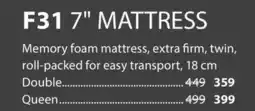JYSK F31 7 MATTRESS Memory foam mattress offer