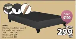 JYSK UVAN Mattress foundation offer