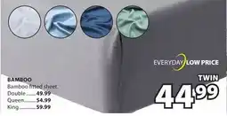 JYSK BAMBOO Bamboo fitted sheet offer